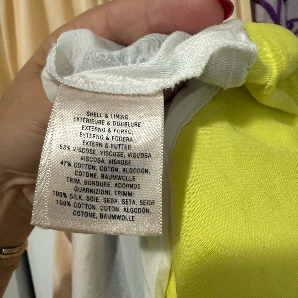 Anthropologie Beaded Patchwork Leifnotes Silk Shi… - image 7